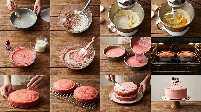Pink Cake Recipe