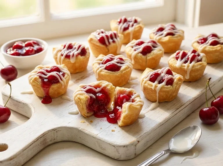 Quick Cherry Pie Bites