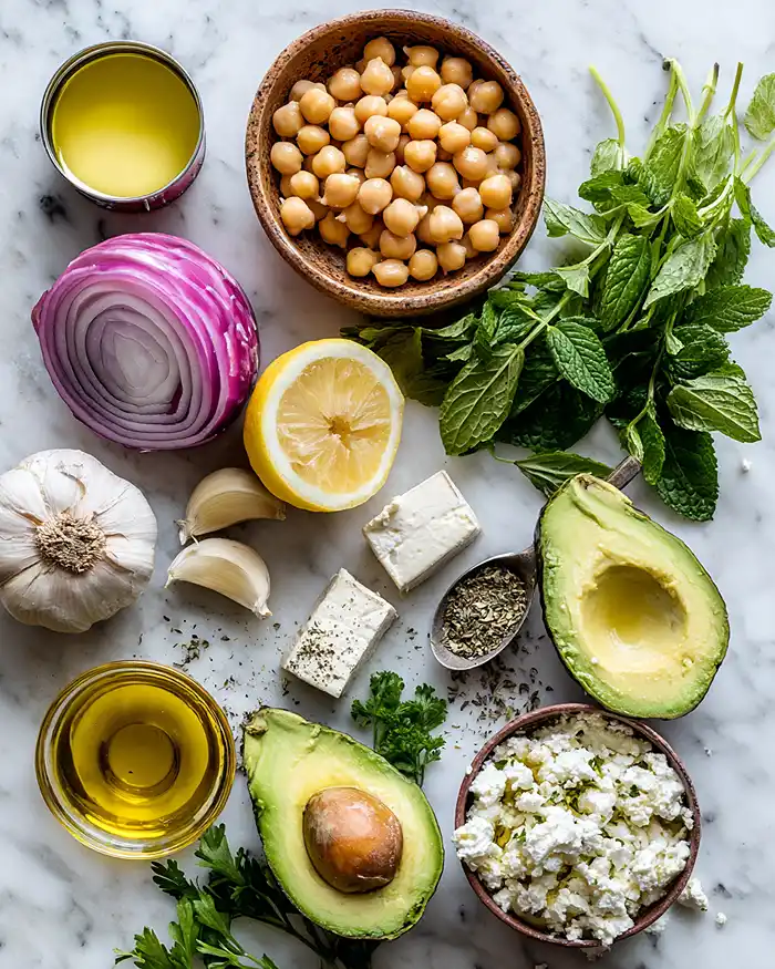 Salad ingredients
