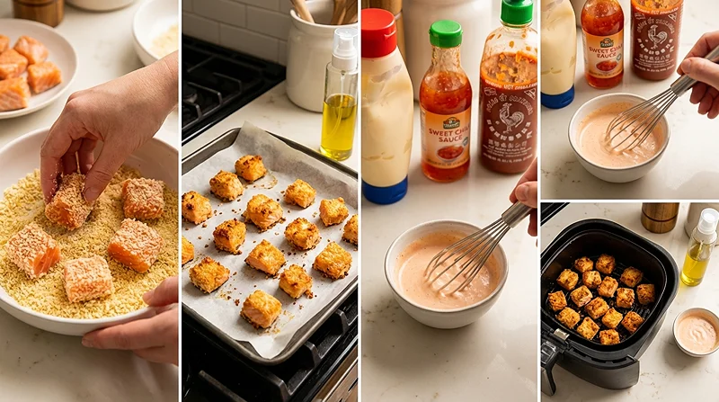 Bang Bang Salmon Bites Bowls 3 Salmon Glaze Recipes
