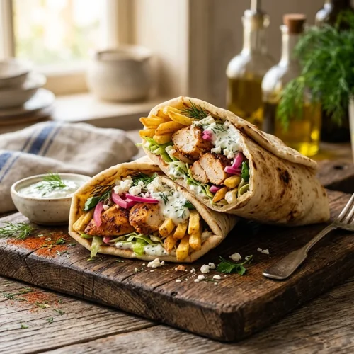 Sheet Pan Chicken Pitas