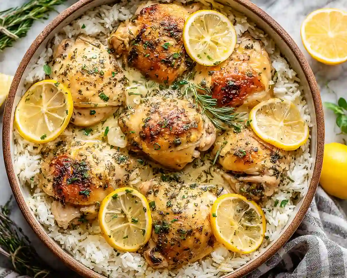 Slow Cooker Chicken Dinners 3 Slow Cooker Lemon Herb Chicken and Rice