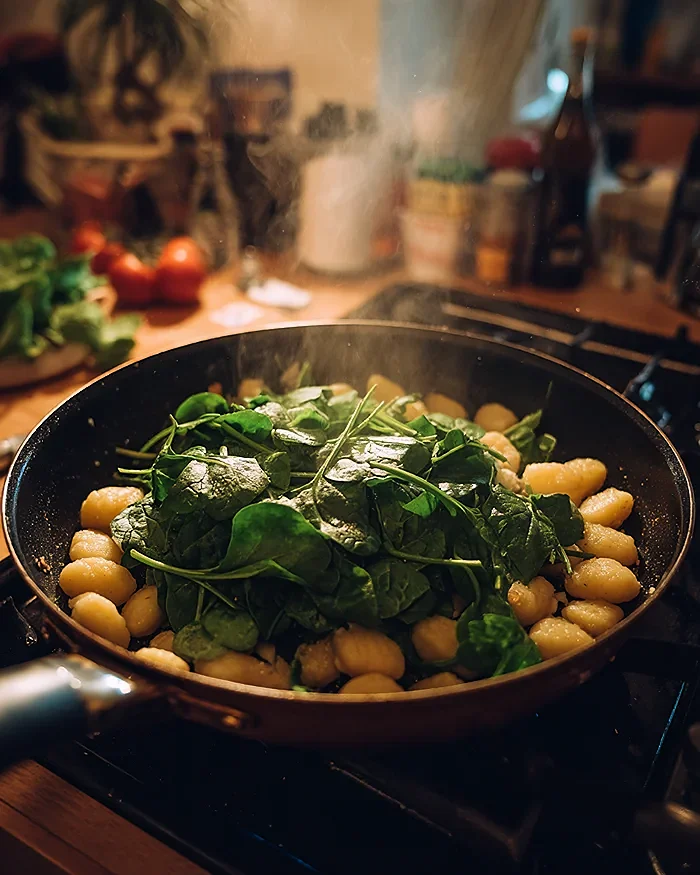 Creamy Gnocchi with Spinach and Feta Recipe 4 Spinach And Feta