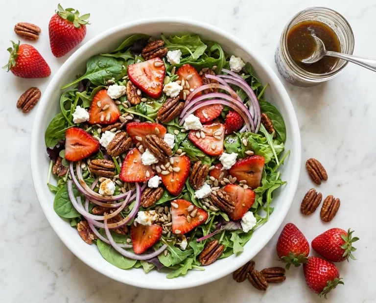 Spring Mix Salad with Balsamic Honey Dressing