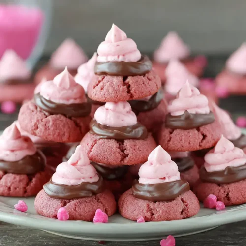 Strawberry Kiss Cookies