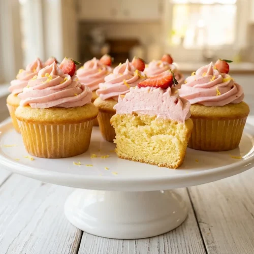 Strawberry Lemonade Cupcakes 5 Strawberry Lemonade Cupcakes