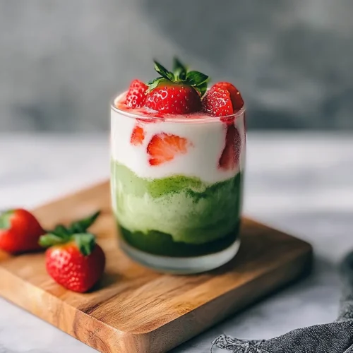 Strawberry Matcha Latte