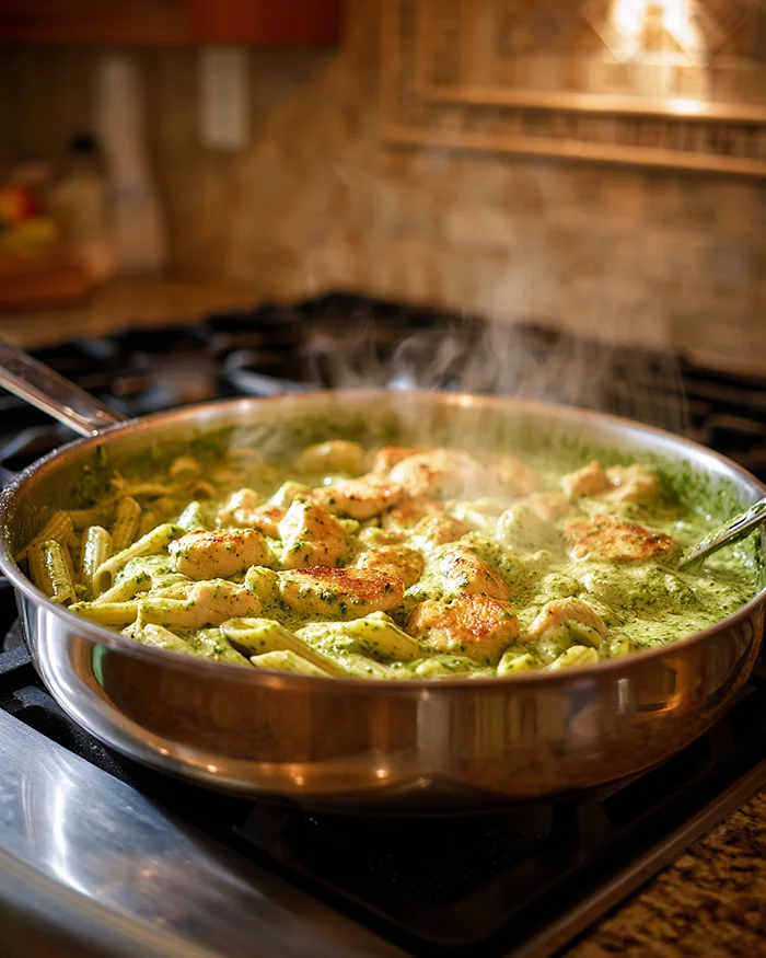 White Chicken Pasta Bake