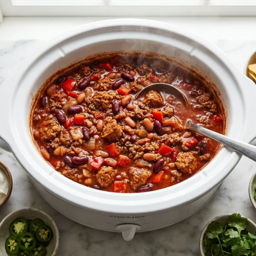 Easy Crockpot Chili Recipe 5 easy Crockpot Chili recipe