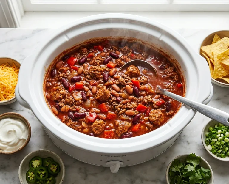 easy Crockpot Chili recipe