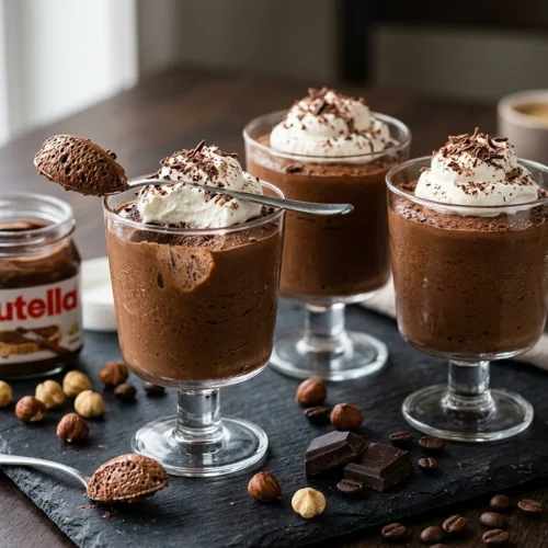 3-Ingredient Nutella Mousse