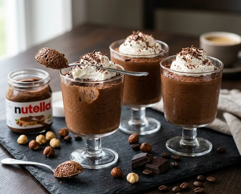 3-Ingredient Nutella Mousse