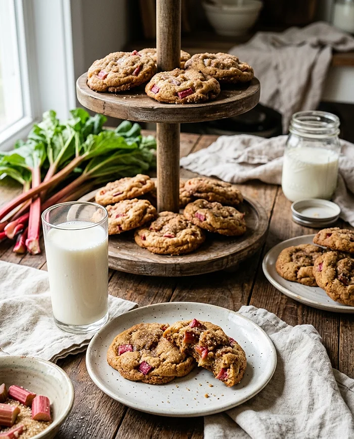 Brown Sugar Rhubarb Cookies 4 Amazing Cookie Recipes