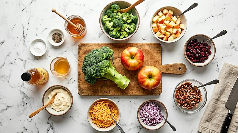 Honeycrisp Apple Broccoli Salad 2 Apple Broccoli Salad