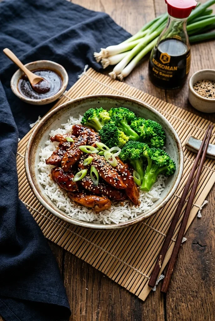 Asian Inspired Chicken Bowl