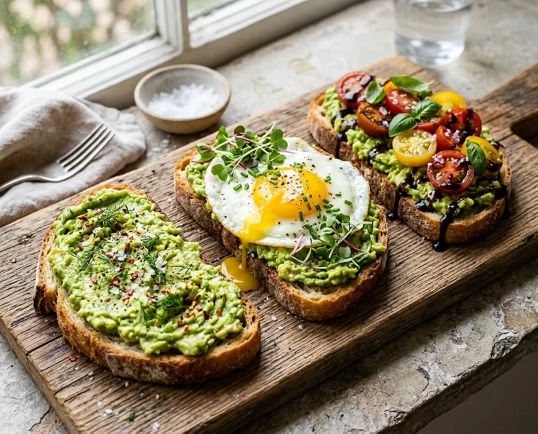 Avocado Toast 3 Ways