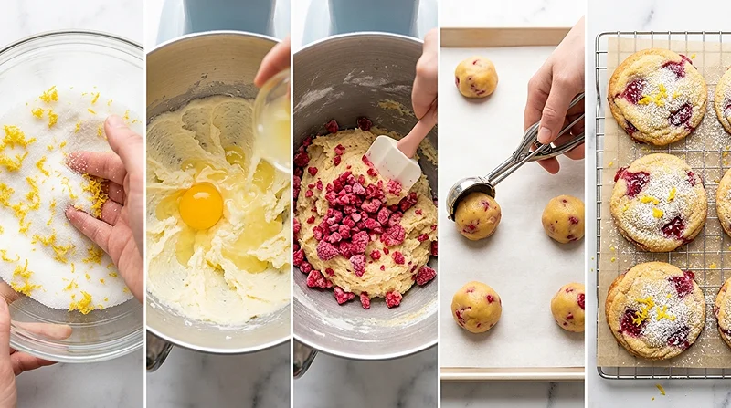 Lemon Raspberry Cookies 3 Baking Recipes With Fruit