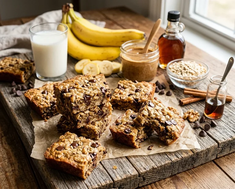Banana Oatmeal Bars