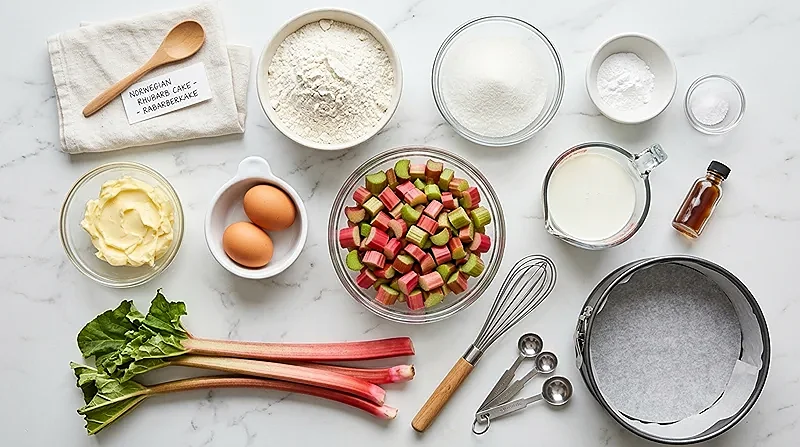 Norwegian Rhubarb Cake 2 Best Rhubarb Desserts