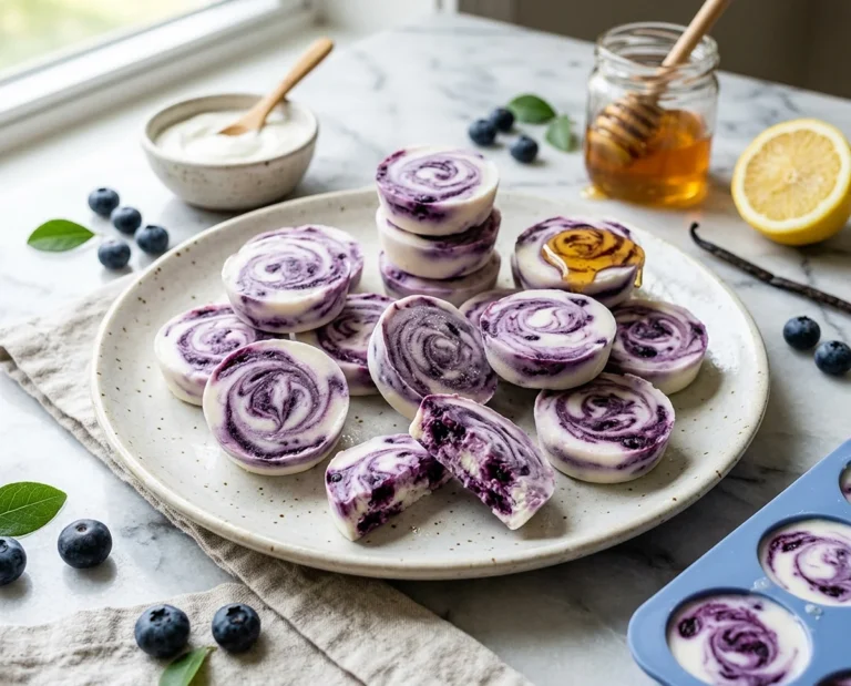 Blueberry Swirl Yogurt Bites
