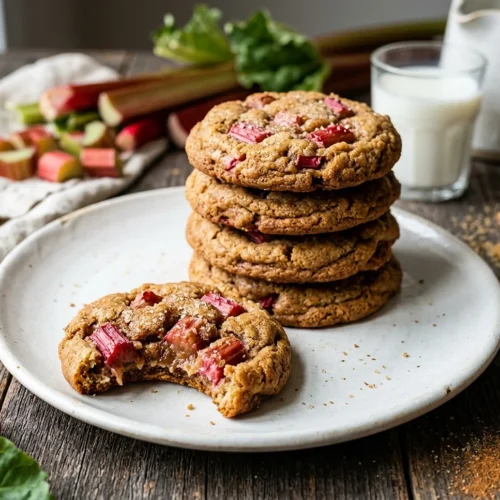 Brown Sugar Rhubarb Cookies 5 Brown Sugar Rhubarb Cookies