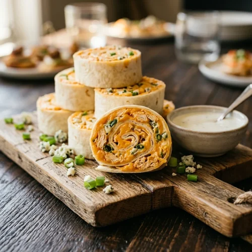 Buffalo Chicken Pinwheels