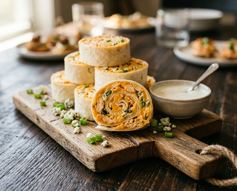 Buffalo Chicken Pinwheels