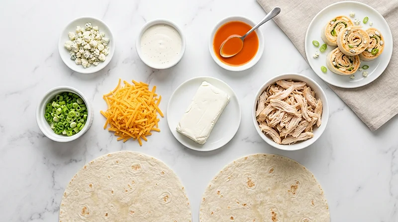 Buffalo Chicken Roll Ups