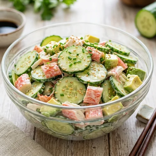 California Roll Cucumber Salad 5 California Roll Cucumber Salad