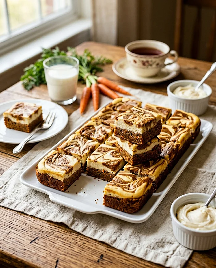 Carrot Cheesecake Bars