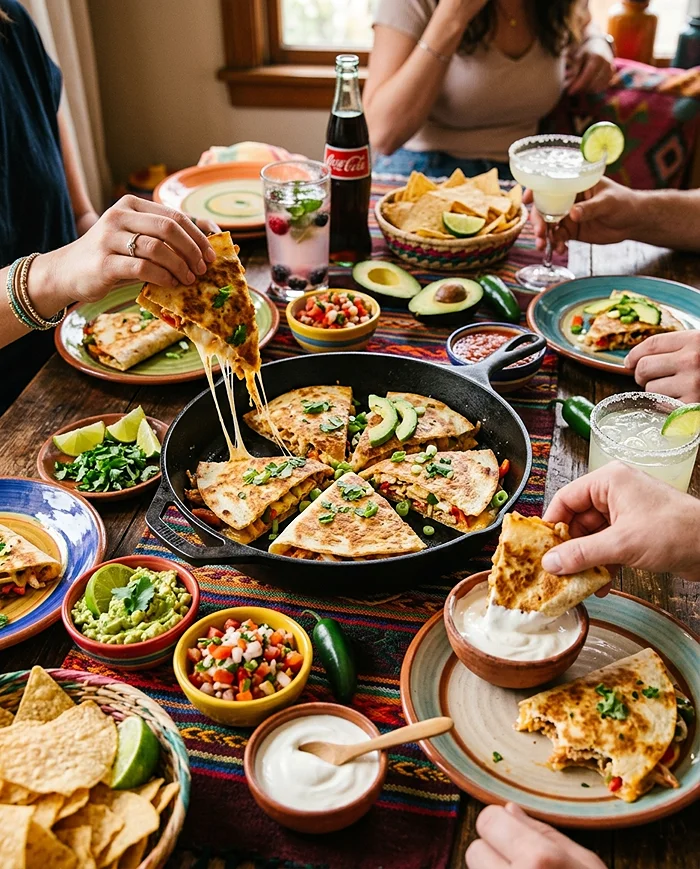 Cheesy Chicken Quesadillas