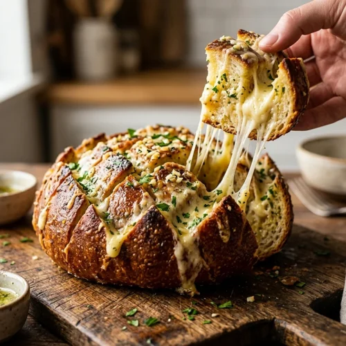 Cheesy Garlic Pull-Apart Bread