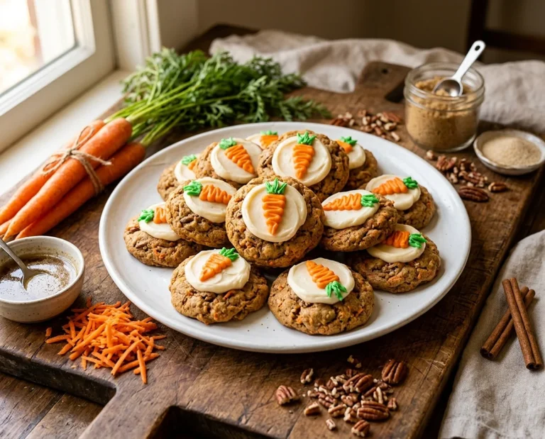 Chewy Brown Butter Carrot Cake Cookies