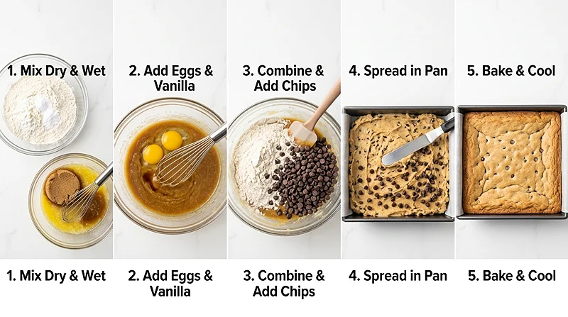 Chewy Chocolate Chip Bars