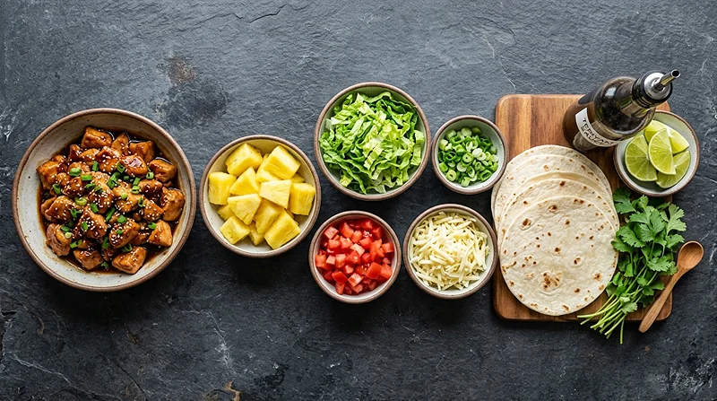 Chicken Pineapple Quesadillas