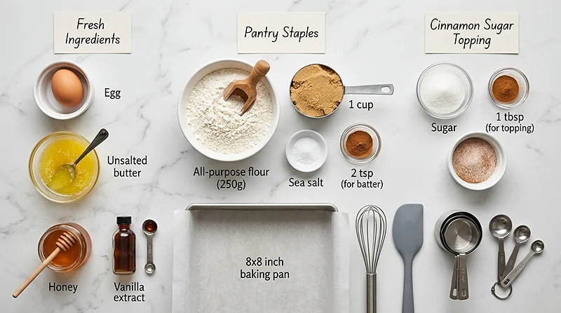 Easy Cinnamon Sugar Blondies 2 Cinnamon Desserts