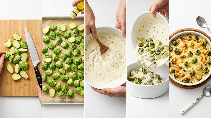 Creamy Brussels Sprouts Dish