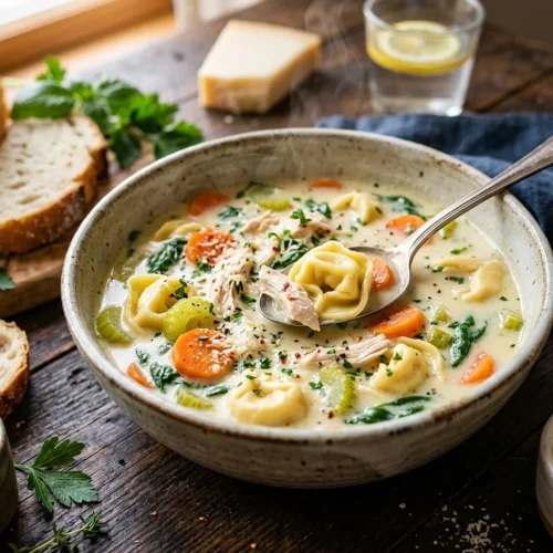 Creamy Chicken Tortellini Soup 5 Creamy Chicken Tortellini Soup