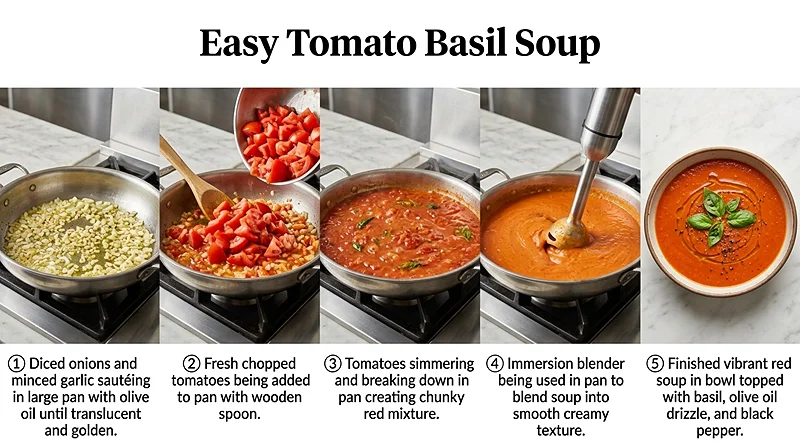 Easy Tomato Basil Soup 3 Creamy Tomato Soup