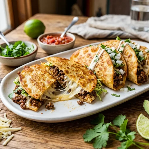 Crispy Beef Tacos 5 Crispy Beef Tacos