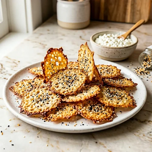 Crispy Cottage Cheese Chips 5 Crispy Cottage Cheese Chips