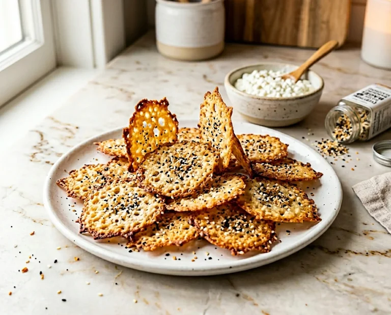 Crispy Cottage Cheese Chips