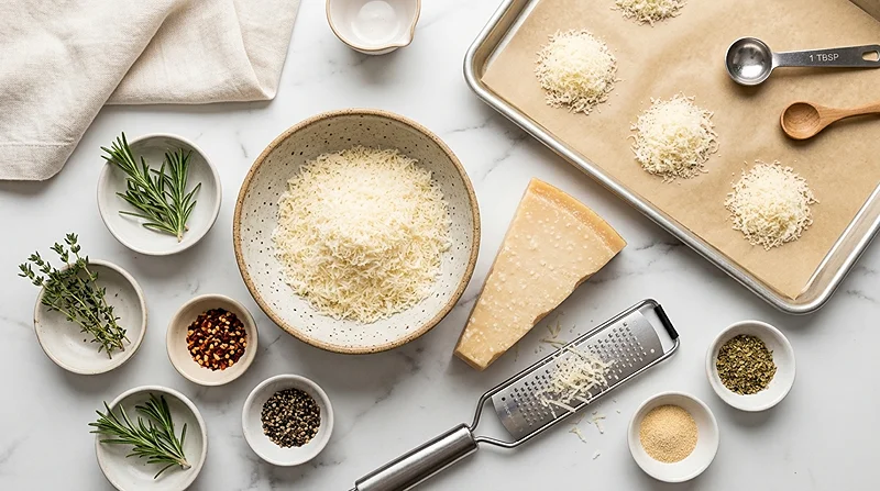 Crispy Parmesan Snacks