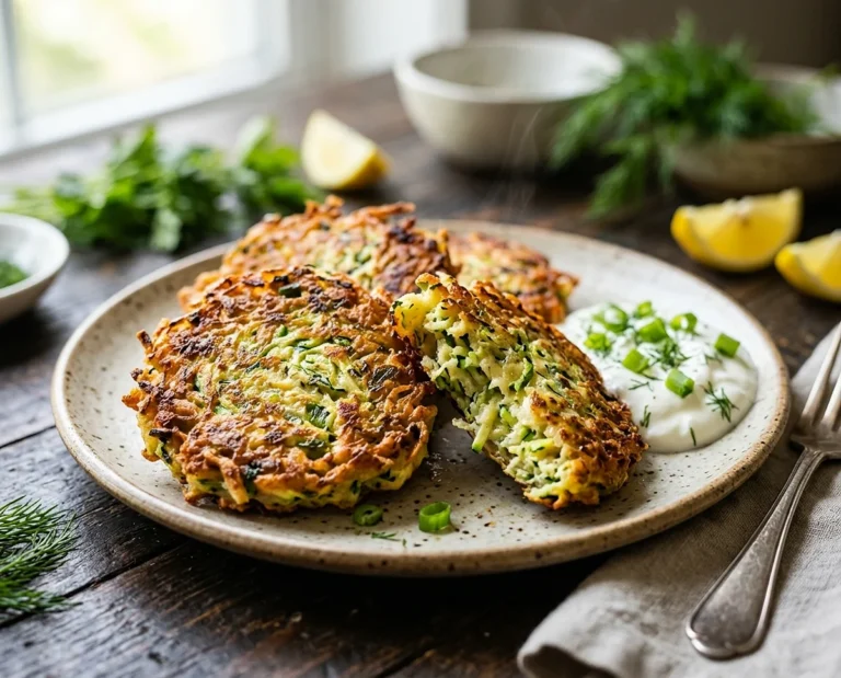 Crispy Zucchini Fritters