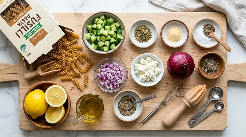Cucumber Pasta Salad Recipe