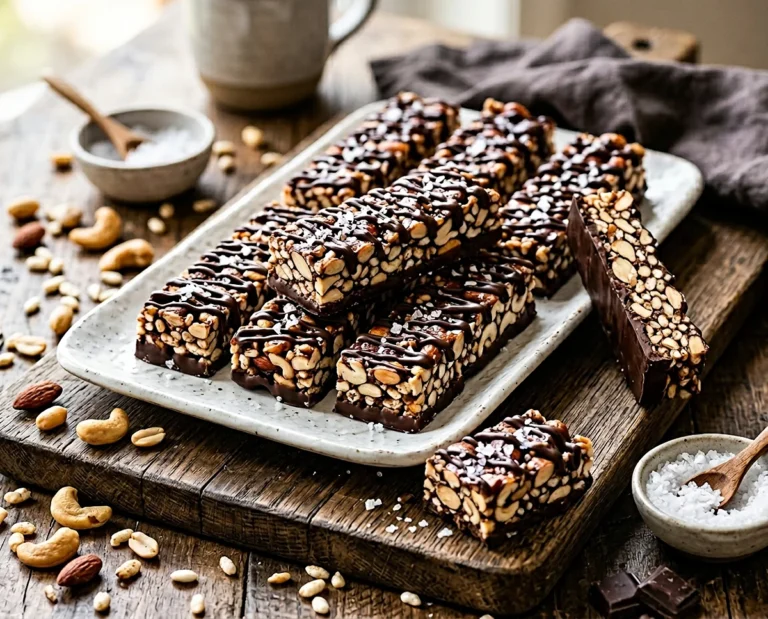 Dark Chocolate Sea Salt Nut Bars