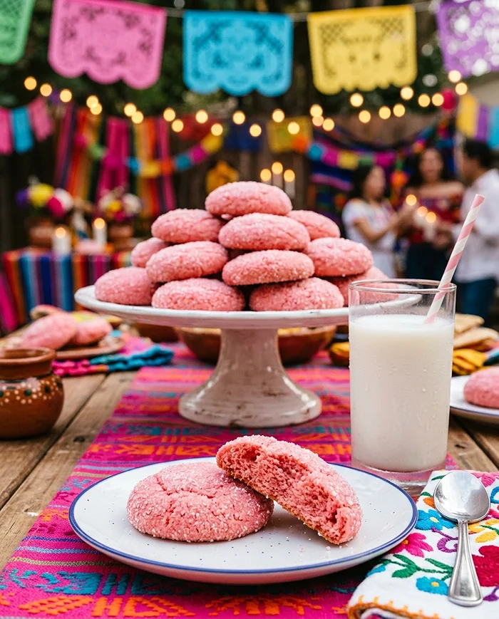Mexican Pink Cookies 4 Deserts From Mexico