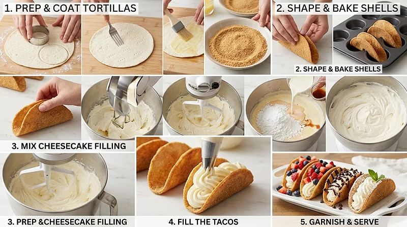 Easy Dessert Tacos 3 Dessert Taco Recipe
