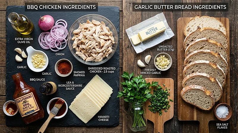 BBQ Chicken Grilled Cheese 2 Dinner Ideas With Herbs