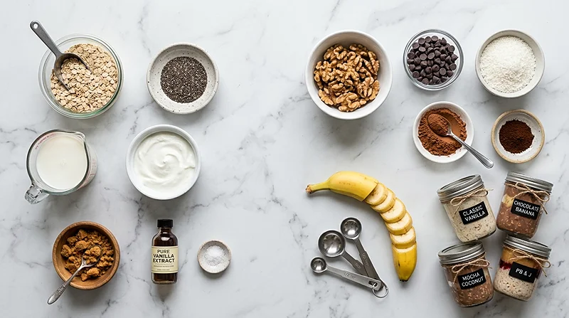 Overnight Oats 4 Flavors 2 Easy Overnight Oats